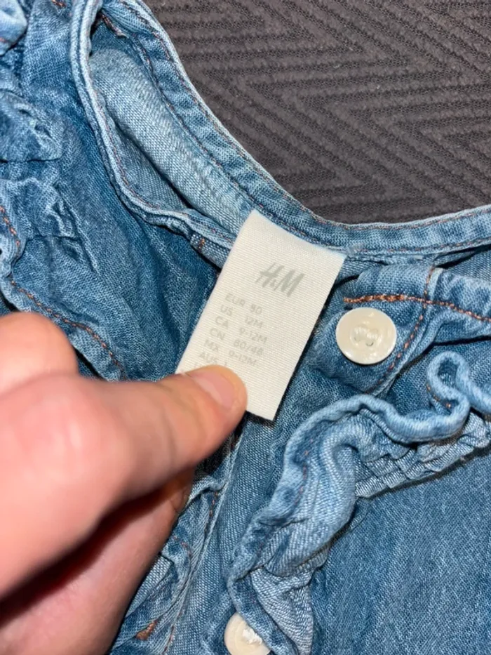 Chemise en jean h&m - photo numéro 3