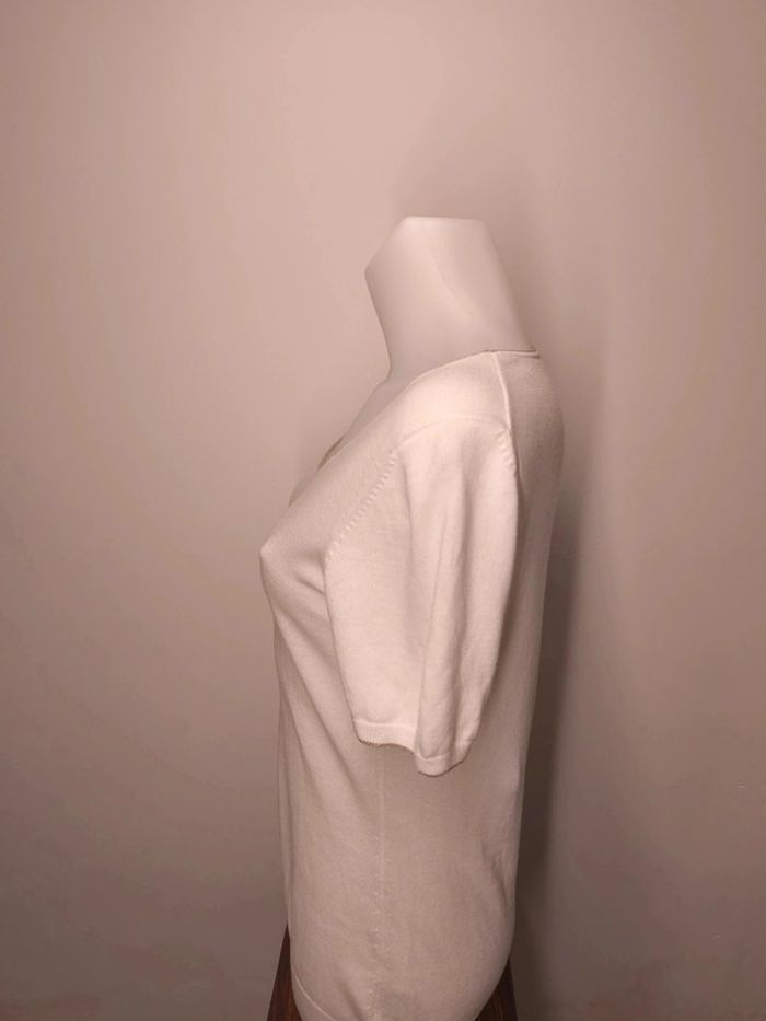 T-shirt Alberto Bini Femme Taille 4 Blanc - photo numéro 3