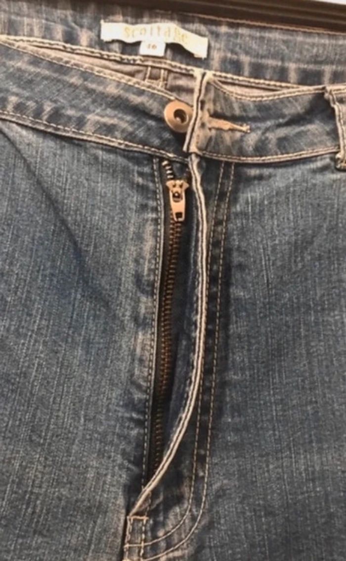 Pantalon femme cours regular scottage bleu marine taille 46 - photo numéro 4