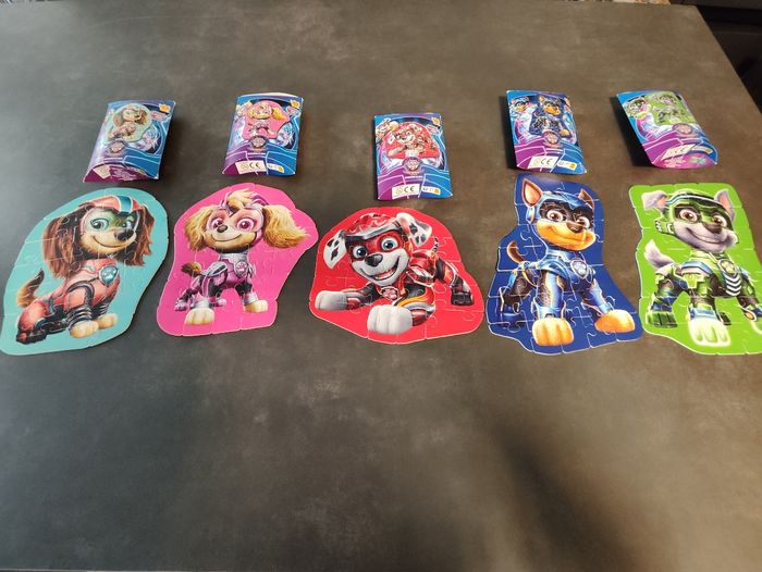 Lot de 5 puzzles Pat'Patrouille – Burger King