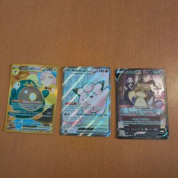 Lot cartes pokémon Mélofée Ampibidou Mimiqui
