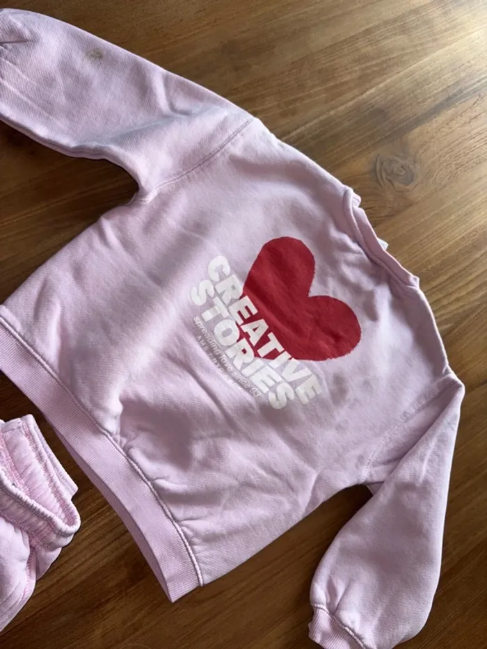 Ensemble jogging rose fille Zara 6 ans - photo numéro 9