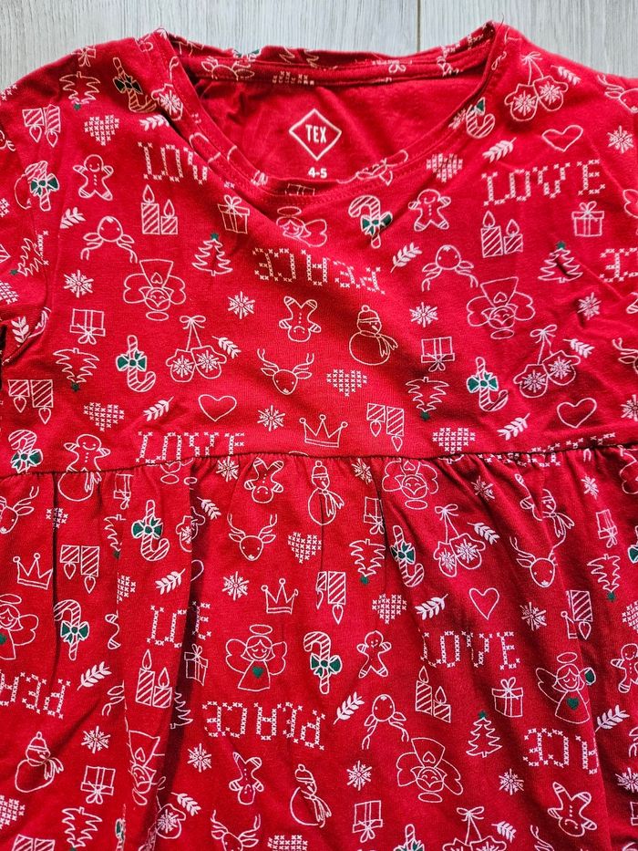 Robe chemise de nuit de Noël 4 /5 ans - photo numéro 2