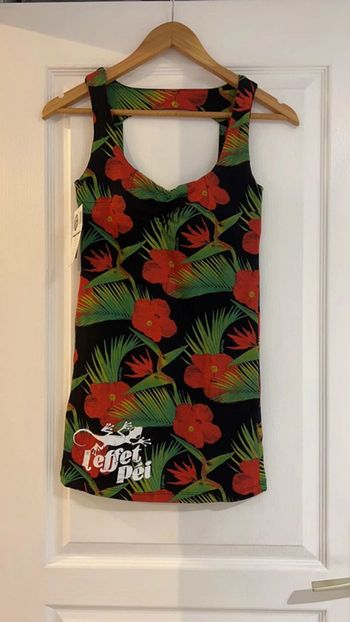 T-shirt  SM dos nu saphir