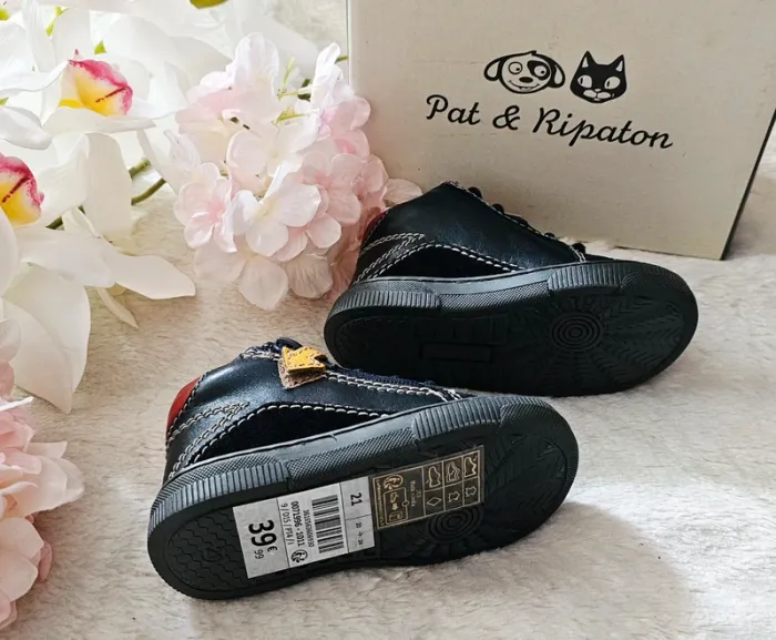 Chaussures Bottines Cuir Zip Pat et Ripaton T21 - photo numéro 2