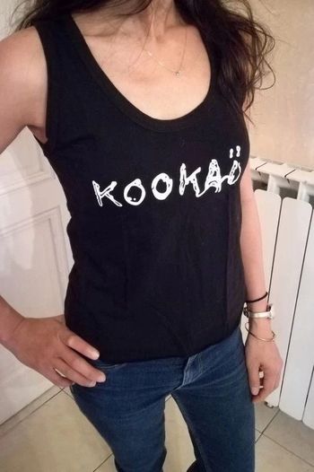débardeur noir kookai S