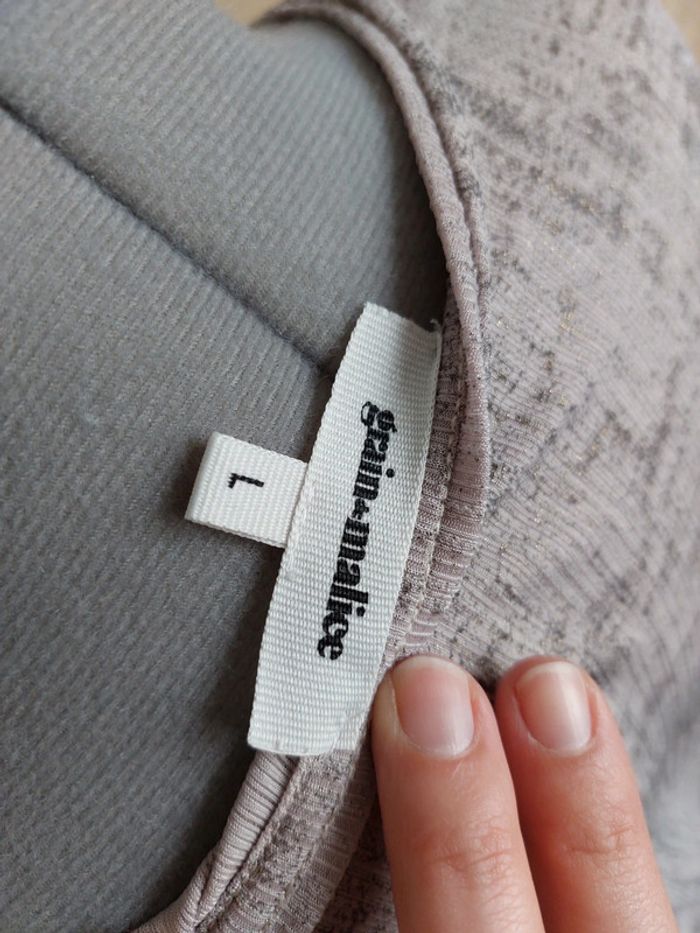 Top manches 3/4 Grain de Malice t.L - photo numéro 5