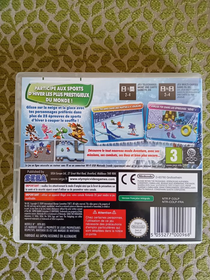 Jeu ds Mario et Sonic - photo numéro 2