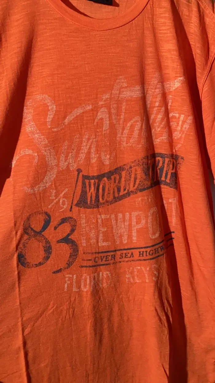 t-shirt orange - photo numéro 3