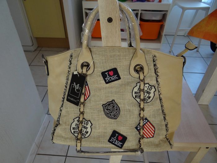 sac à main beige neuf - photo numéro 4