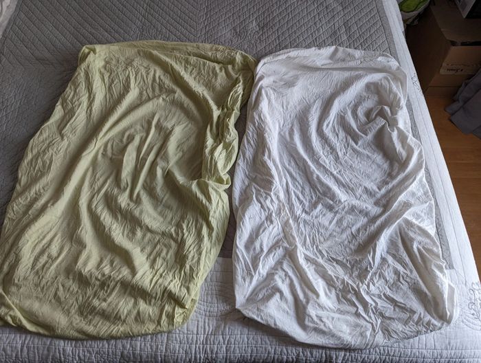 Draps housse lit à barreaux