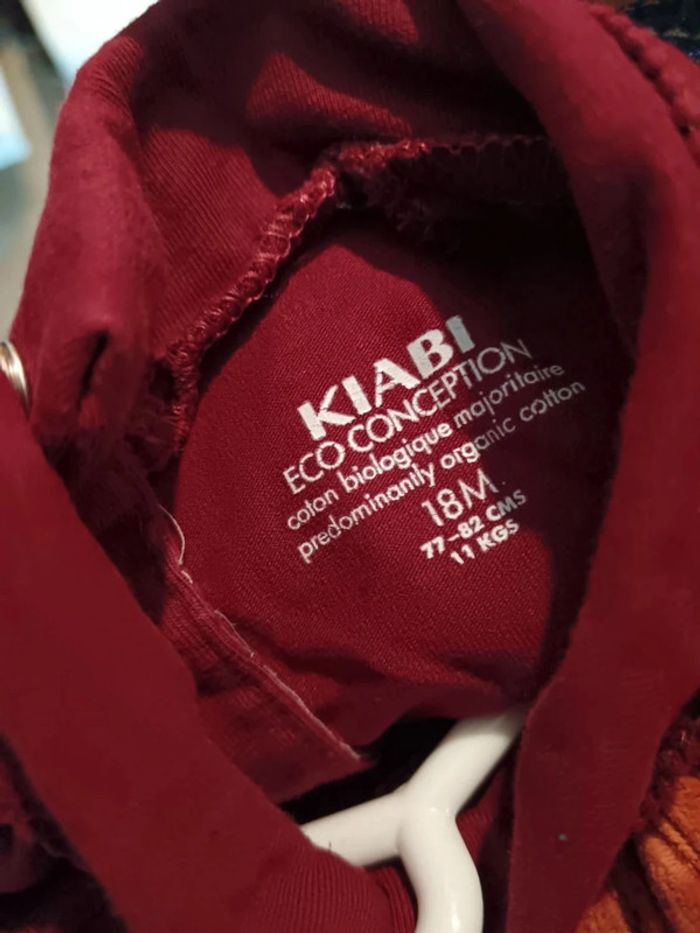 Ensemble 18 mois Kiabi tshirt + salopette robe - photo numéro 4