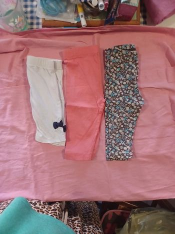 Lot 3 leggings 12 mois