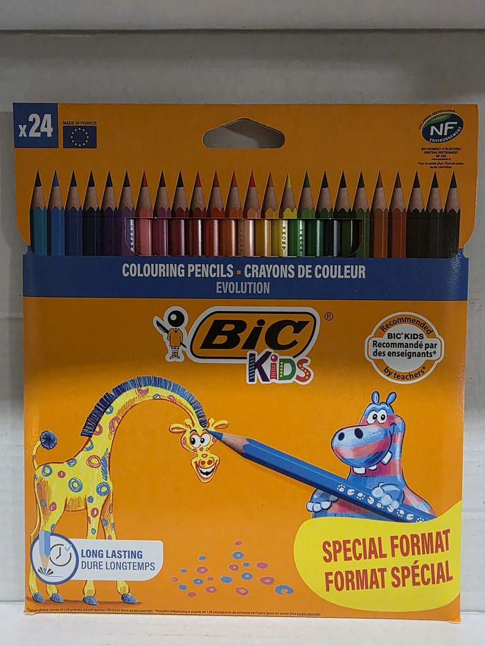 Crayons de couleurs Bic