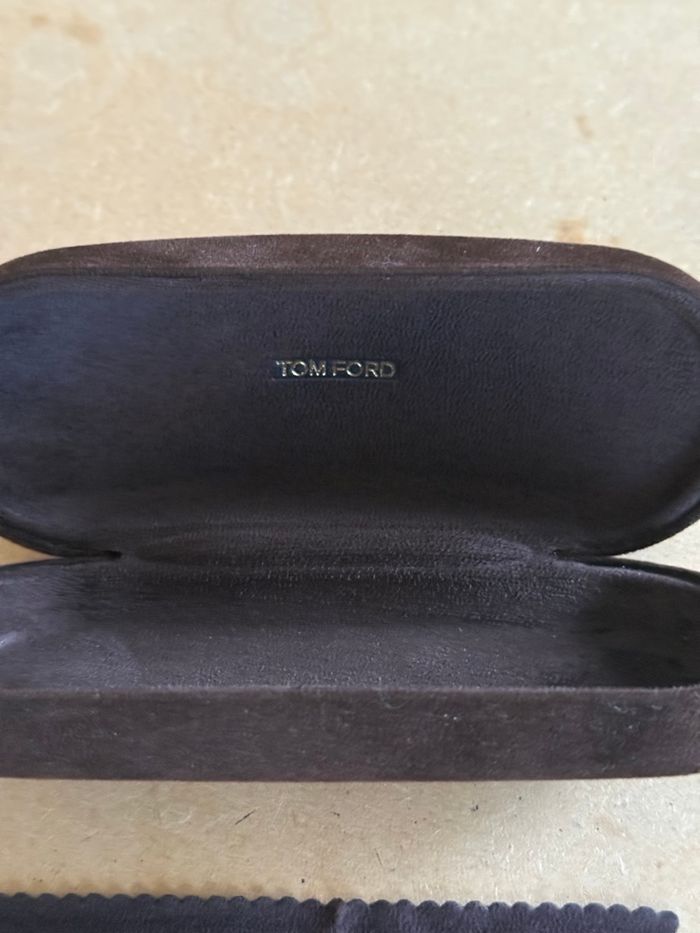 Étui à lunettes Tom Ford marron unisexe - photo numéro 3