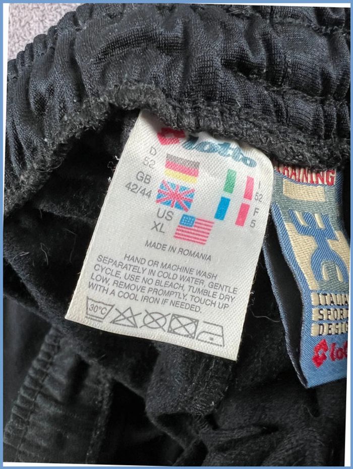 Jogging vintage à pressions Lotto Noir Taille XL - photo numéro 8