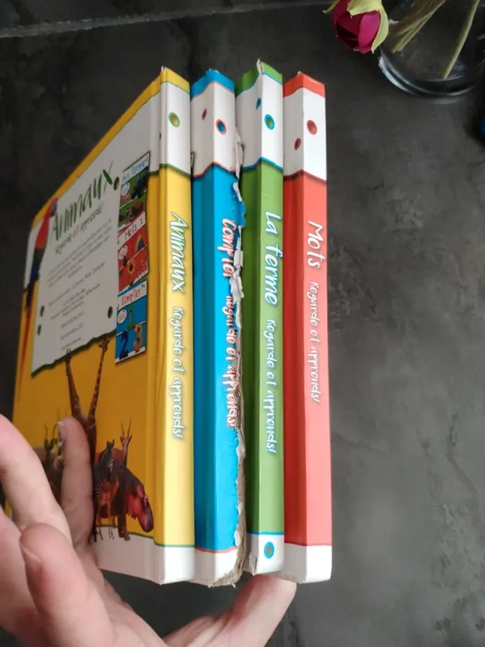 Collection de 4 livres animaux, mots la ferme et compter - photo numéro 7