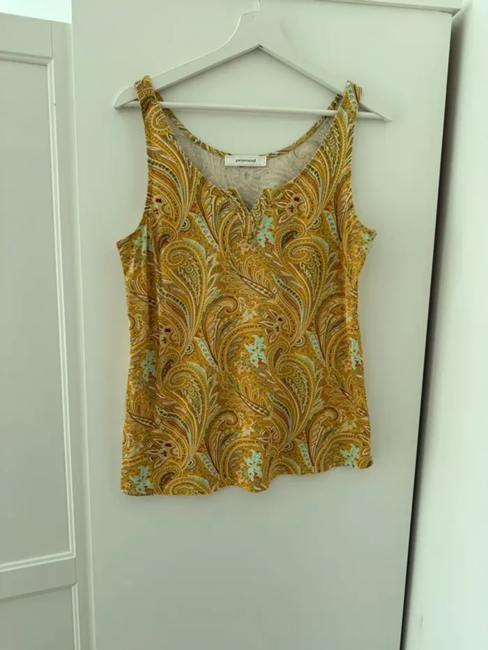 Superbe débardeur fluide coloré en tissu doux Promod 🌸 XL 42 - photo numéro 6