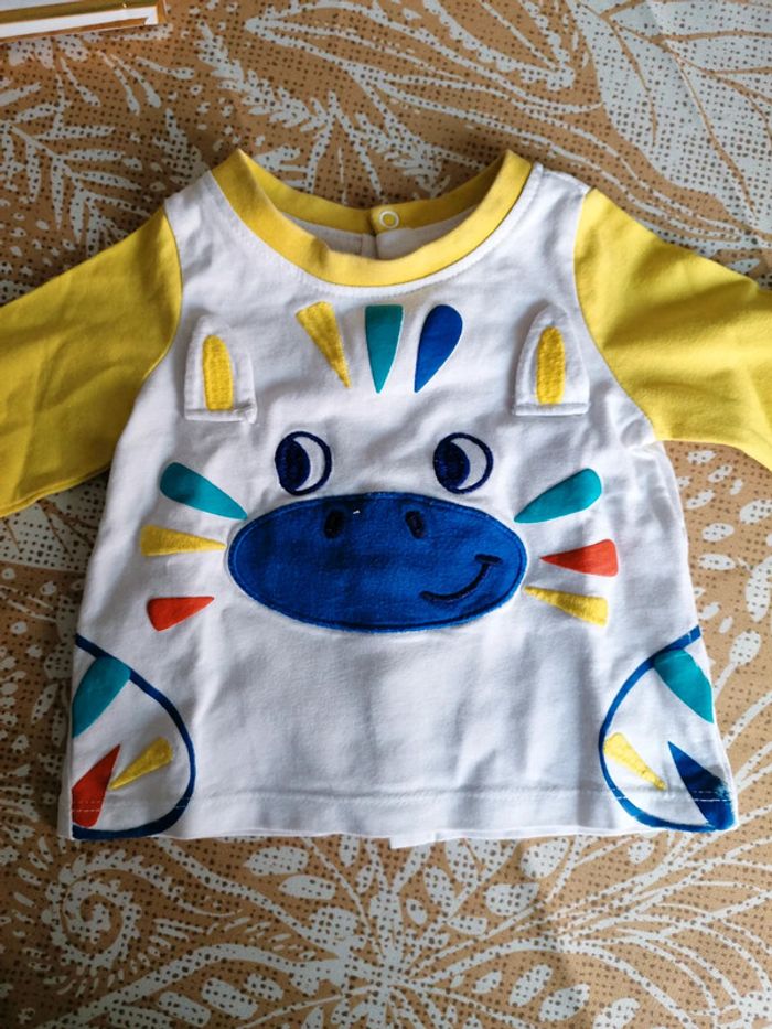 T shirt manches longues 3 mois