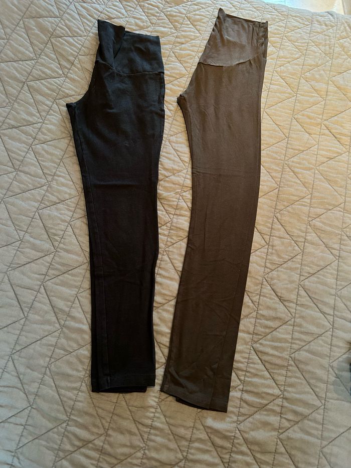 Lot de 2 Leggings longs de grossesse