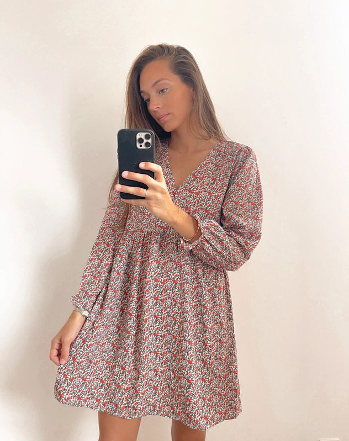 🌟 Robe manches longues à fleurs - photo numéro 7