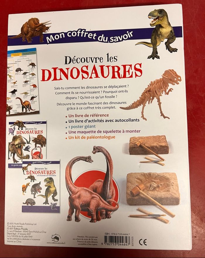 Mon coffret  du savoir les dinosaures - photo numéro 3
