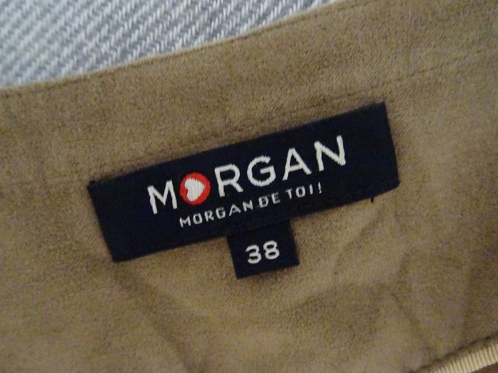 Veste perfecto taupe Morgan taille 38 - photo numéro 3