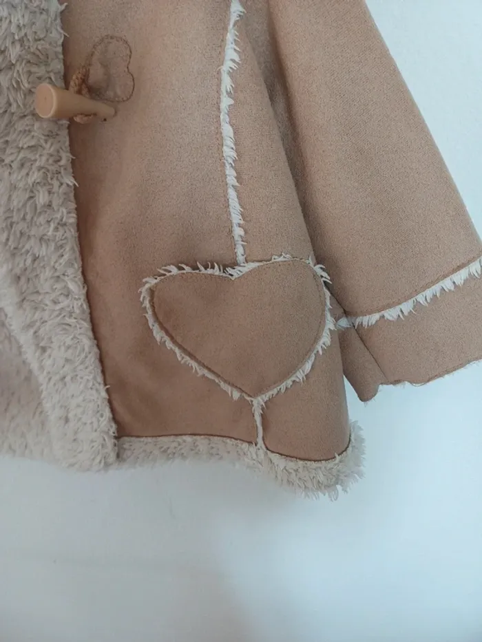 Manteau fille daim 18 mois - photo numéro 3