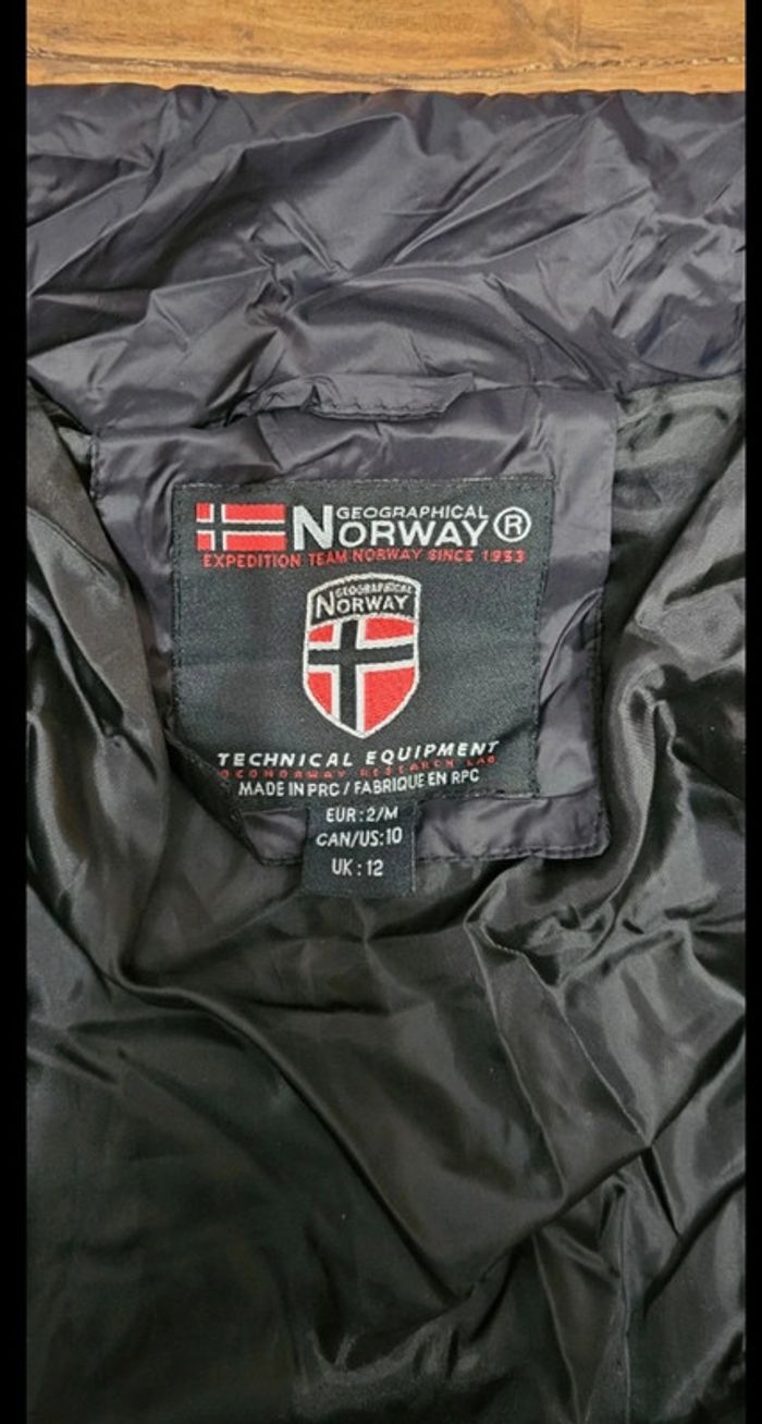 Doudoune légère noire femme Geographical Norway taille M - photo numéro 3