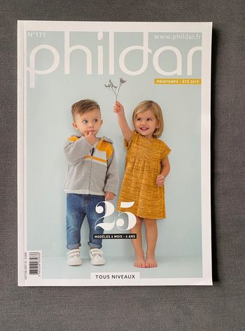 Magazine Phildar enfants numéro 171 printemps été 2019