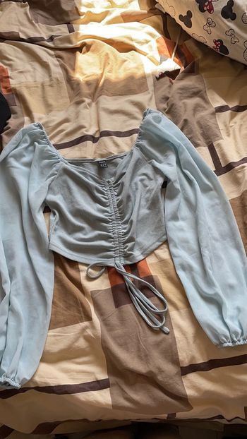 Top bleu ciel shein m