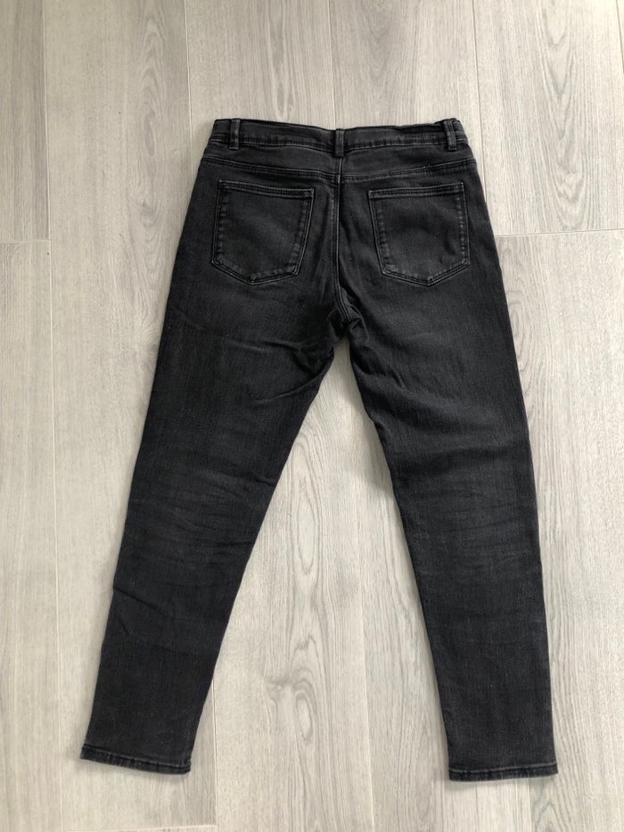 Jeans fille 12 ans slim noir kiabi - photo numéro 4