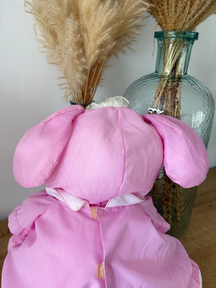 Chien rose puffalumps 35 cm - photo numéro 5