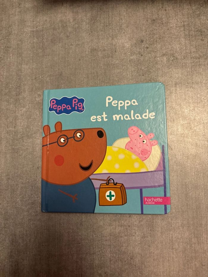 Livre Peppa Pig, Peppa est malade