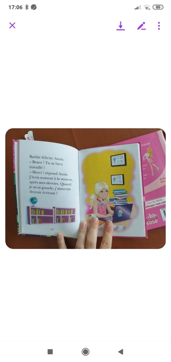 Lot de 3 livres barbie - photo numéro 3