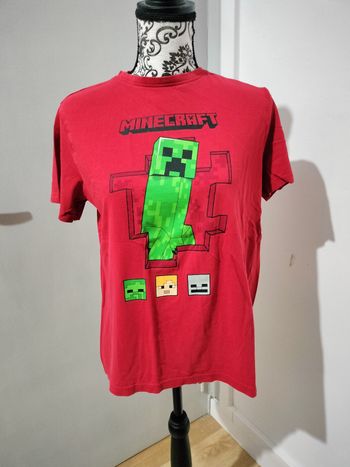 T-shirt manches courtes Minecraft Primark T.S ou 16 ans