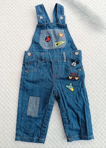 🔸 Salopette en Jean Mickey - Disney 6 Mois🔸