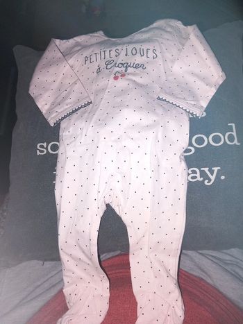 Pyjama kiabi taille 3mois 56/62cm 6kg