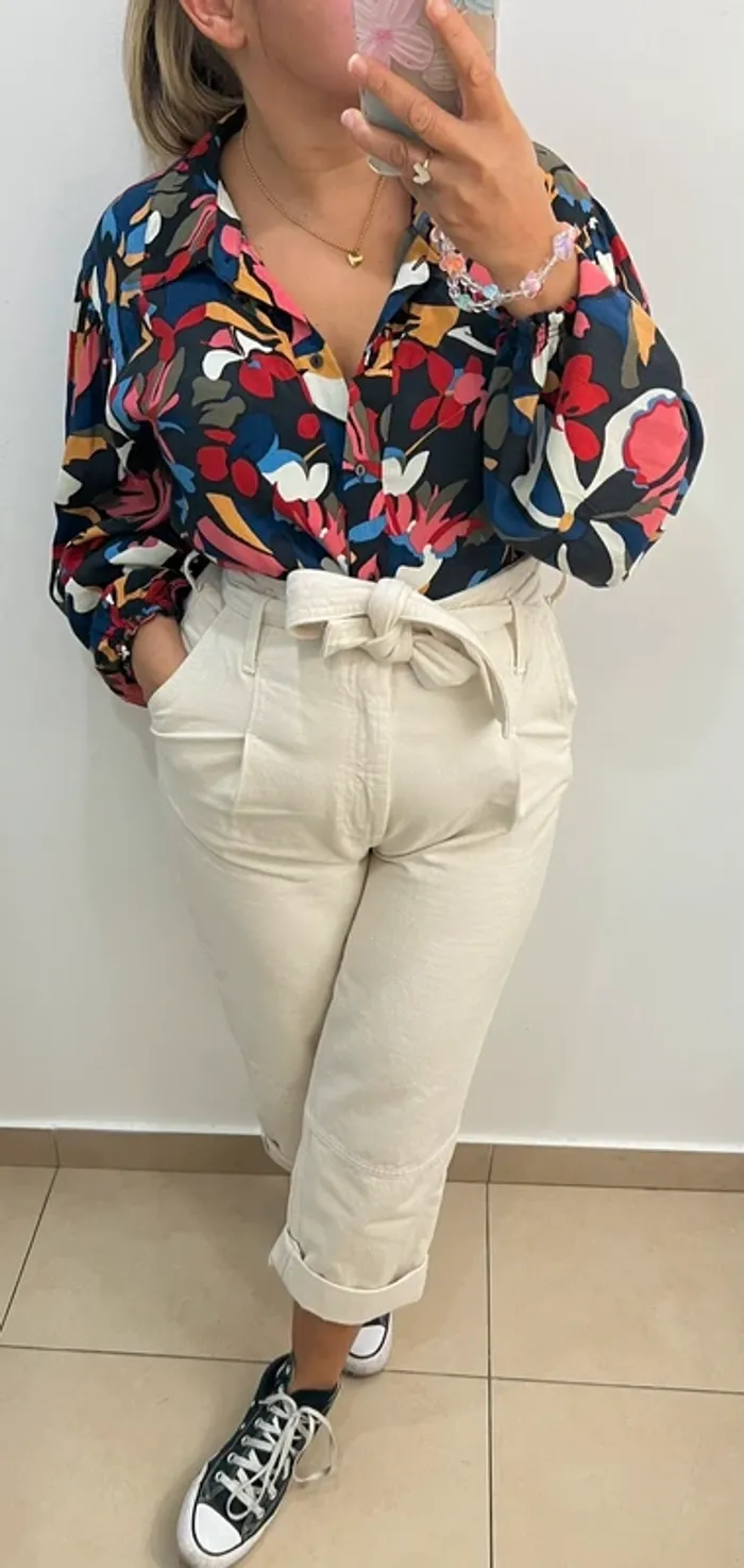 Chemise Celline Ba&sh colorée - photo numéro 2