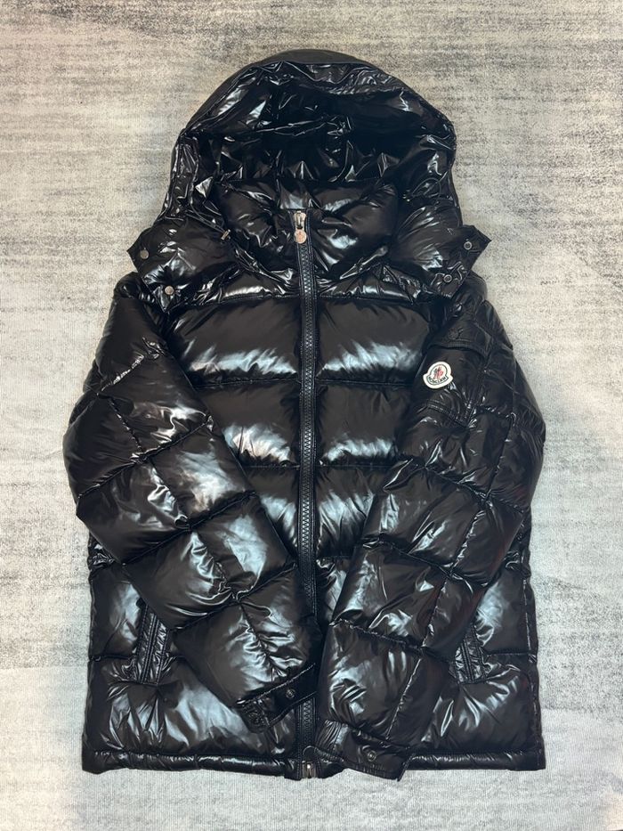 Doudoune Moncler Maya Noire Brillante