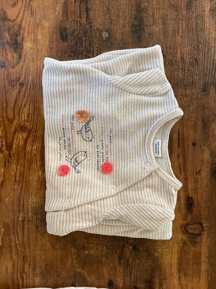 Lot de 3 pyjamas manches longues en velours - photo numéro 3