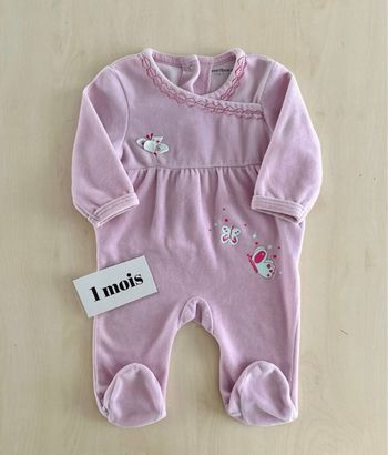 🌸 Pyjama bébé fille - vertbaudet - taille 1 mois 54 cm