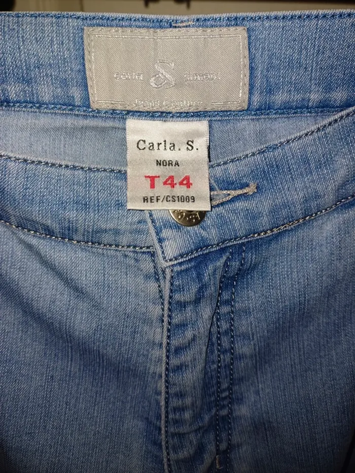Jeans évasés carla S simoni - photo numéro 3