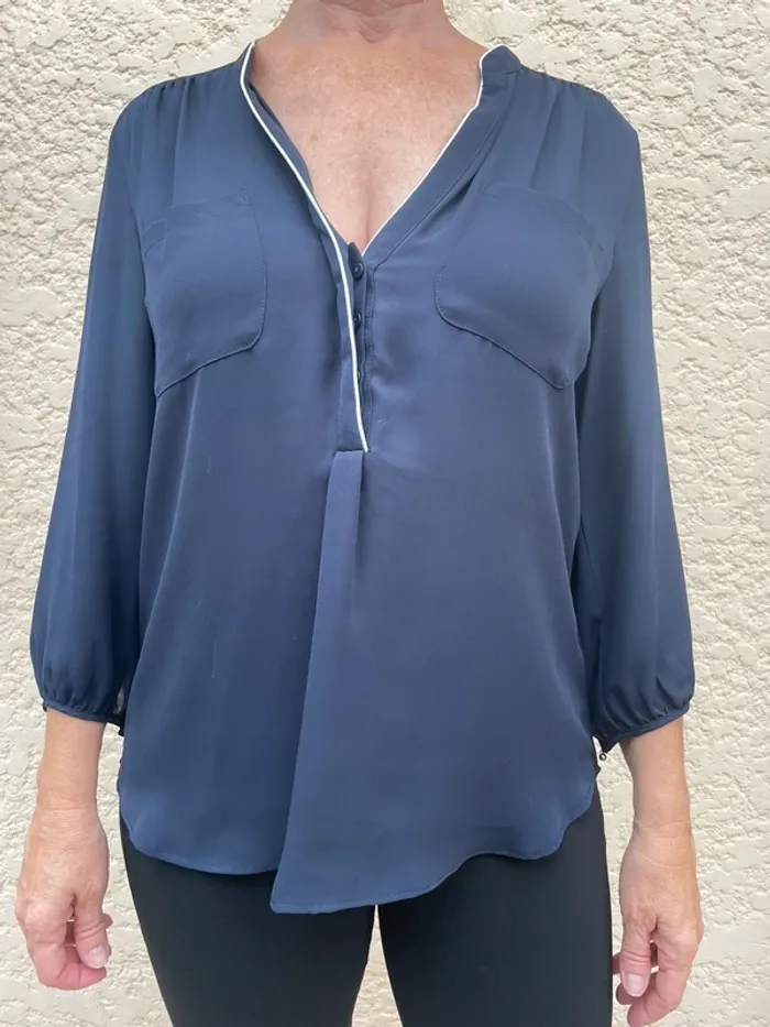 Blouse bleu marine
