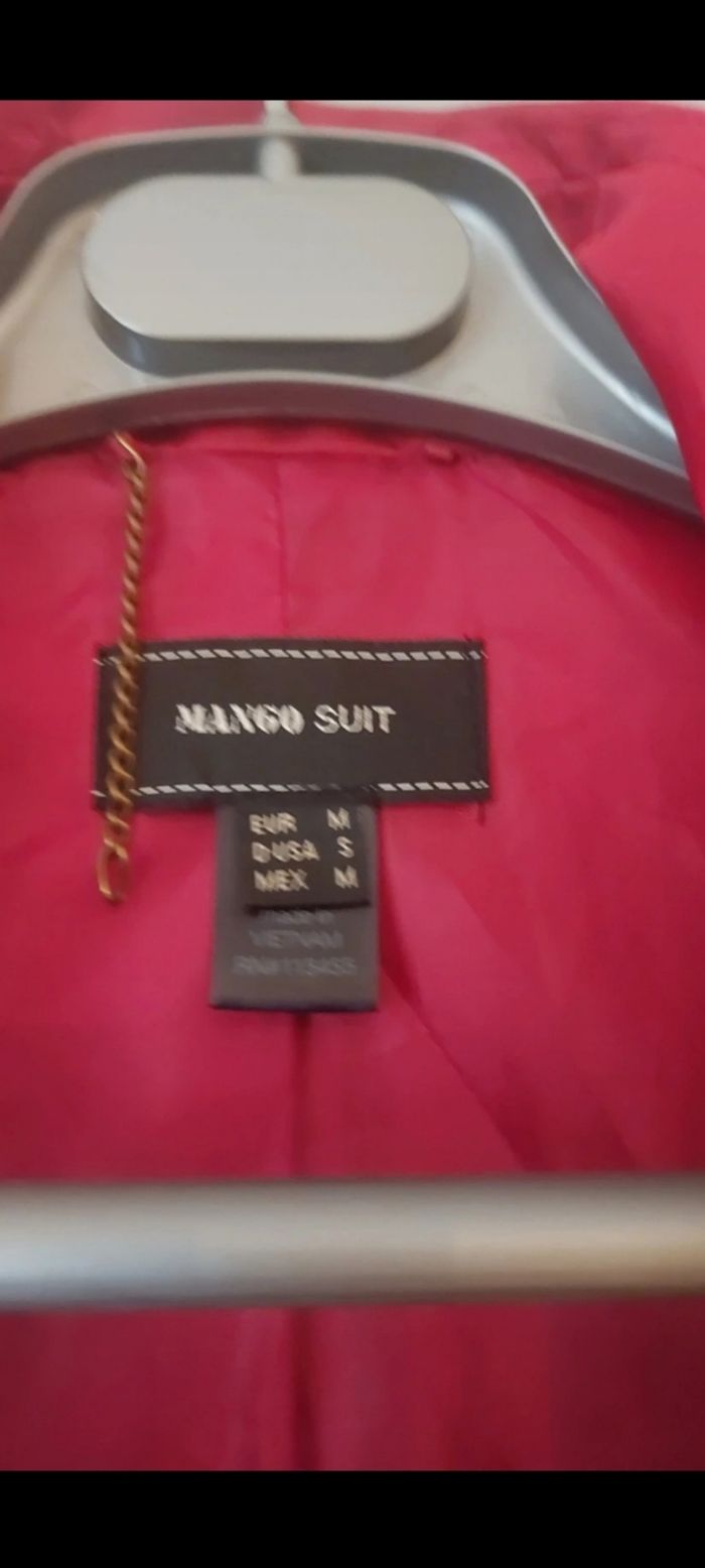 Trench rouge Mango - photo numéro 2
