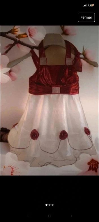 Robe de cérémonie petite fille