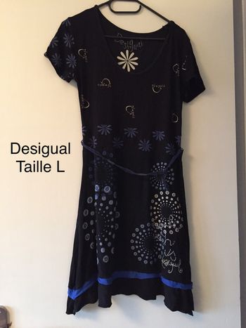 Robe Desigual noire bleue