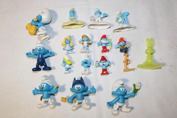 Schtroumph lot figurines