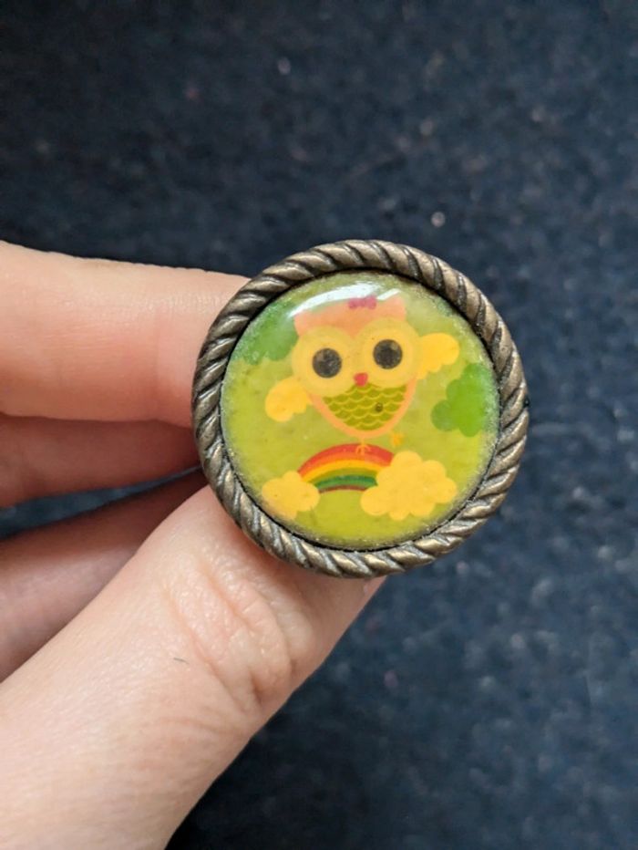 Bague ronde style vintage - photo numéro 2