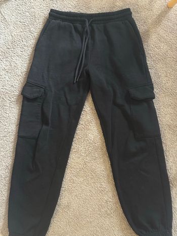 Pantalon cargo noir fille 